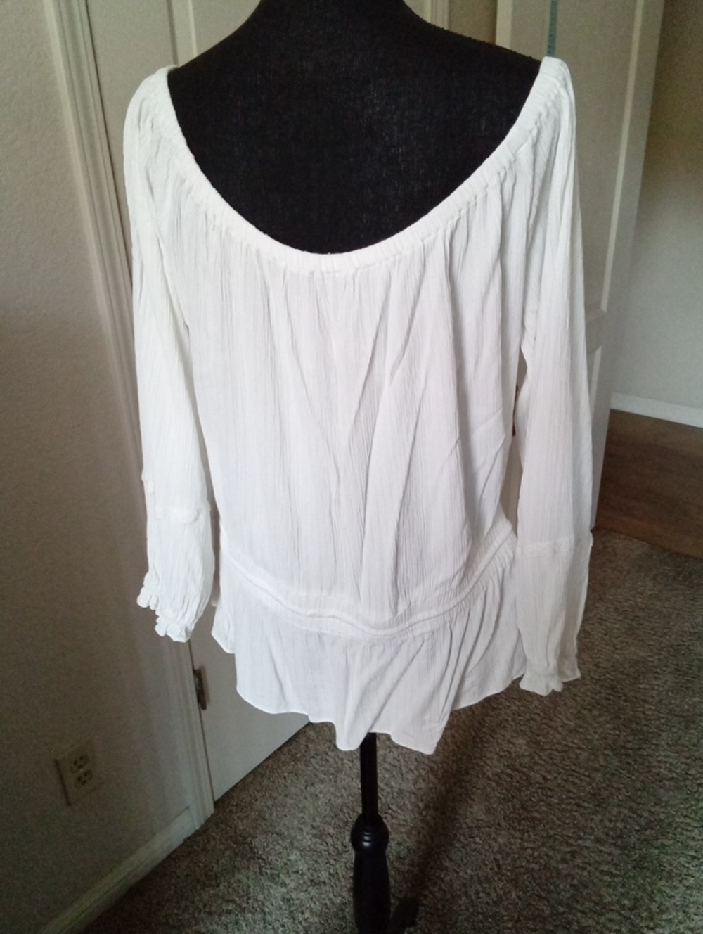 2x INC Womens White Blouse